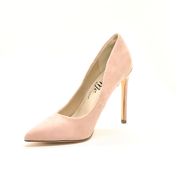 Blush Suede Pumps - Picture 4 of 4